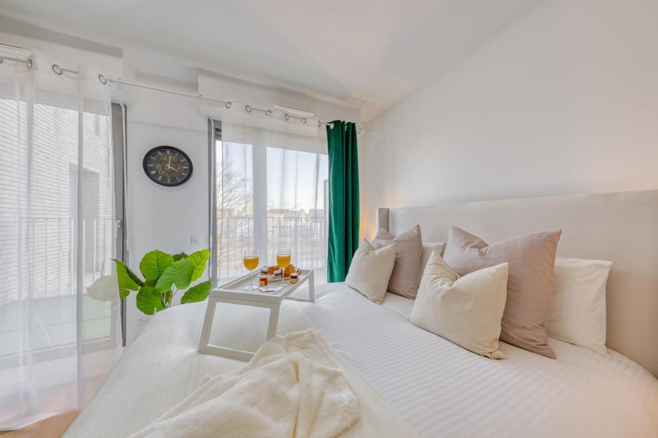 Cinema Moon Luxury - Gare 3Min - Proche Paris Apartment มัสซี ภายนอก รูปภาพ
